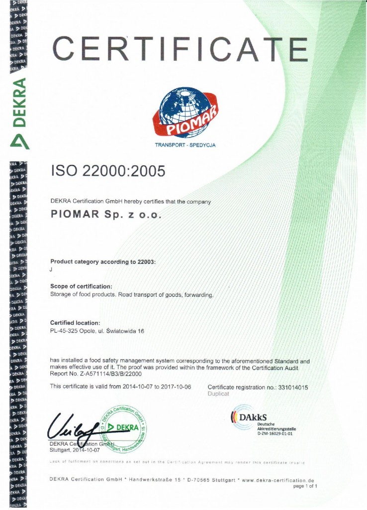 ISO 22000 EN